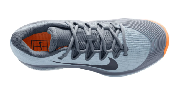 Nike Men's Vapor 12 Clay Court “Slate Rally” | Ashen Slate / Obsidian / Lt Armory Blue