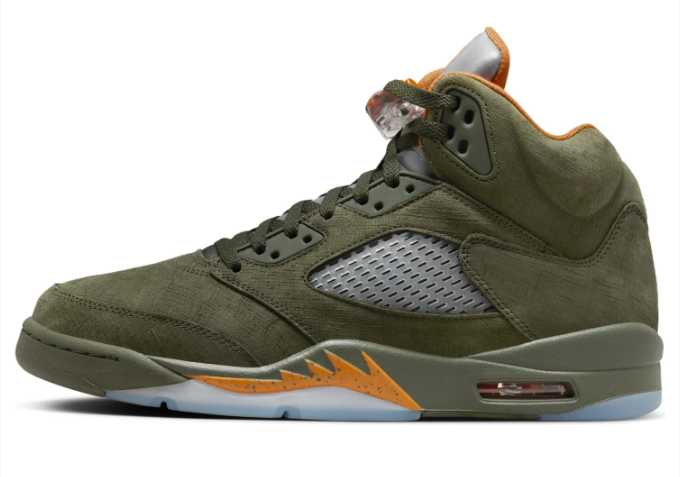 Air Jordan 5 Retro Olive (2024) | Earthbound Edit