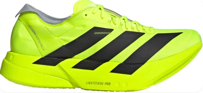 adidas Adizero Adios Pro 4 Men's Running Shoes 'Yellow' | Solar Cadence