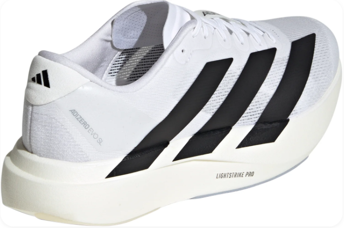 adidas Adizero EVO SL Men's White Running Shoes | Stride Interval