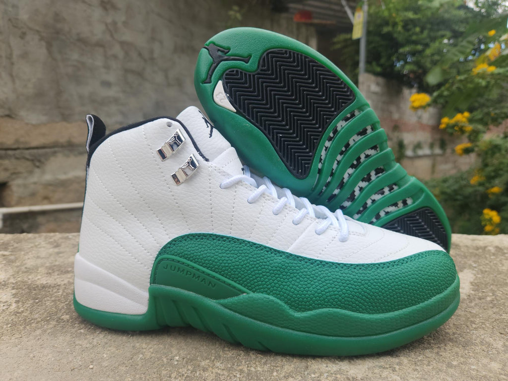Air Jordan 12 Retro Summit White/Gorge Green | Alpine Spectrum
