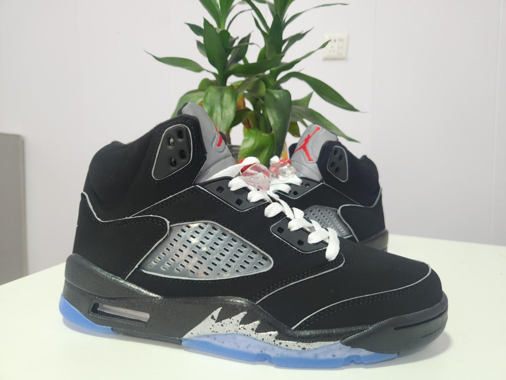Air Jordan 5 Black Silver Trim | Silverline Nocturne