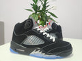 Air Jordan 5 Black Silver Trim | Silverline Nocturne