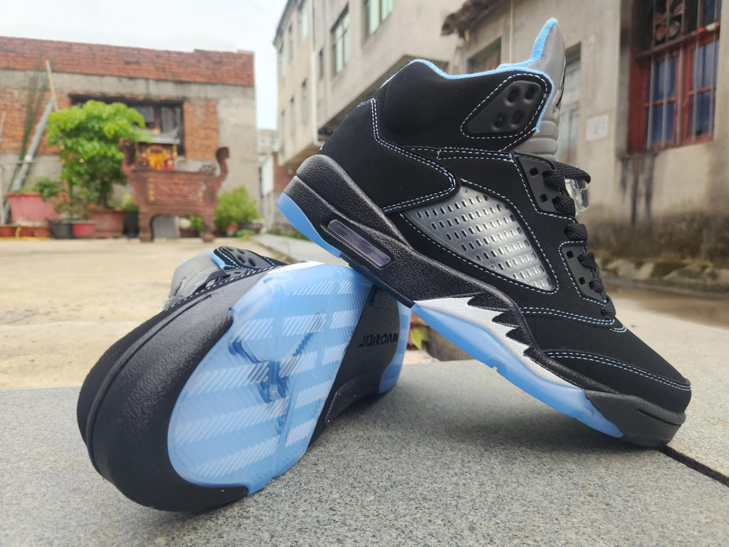 Air Jordan 5 Black/University Blue | Nocturnal Skyline