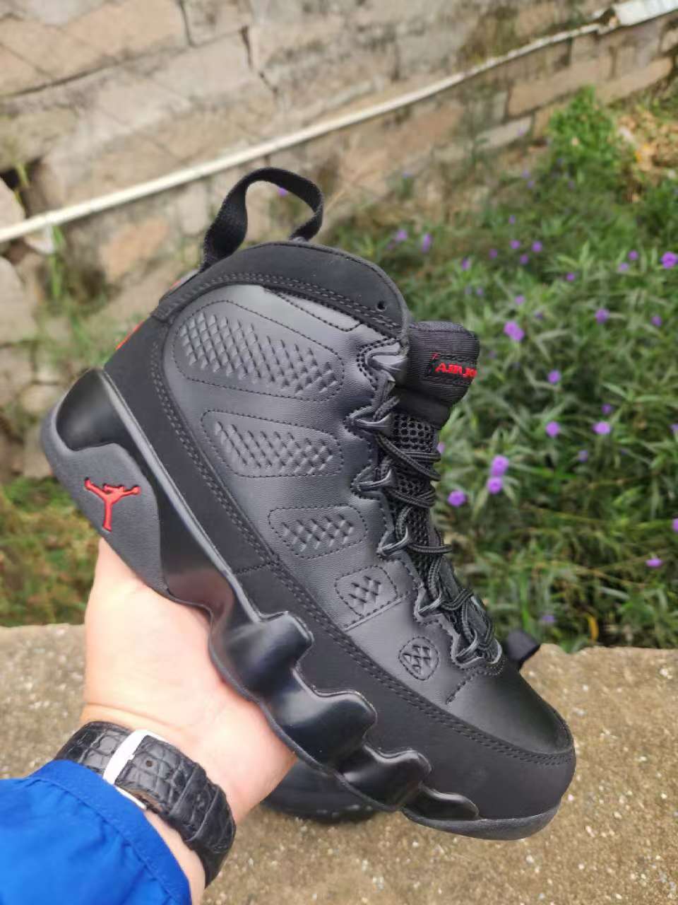 Air Jordan 9 Black Red Sneakers | Crimson Afterhours