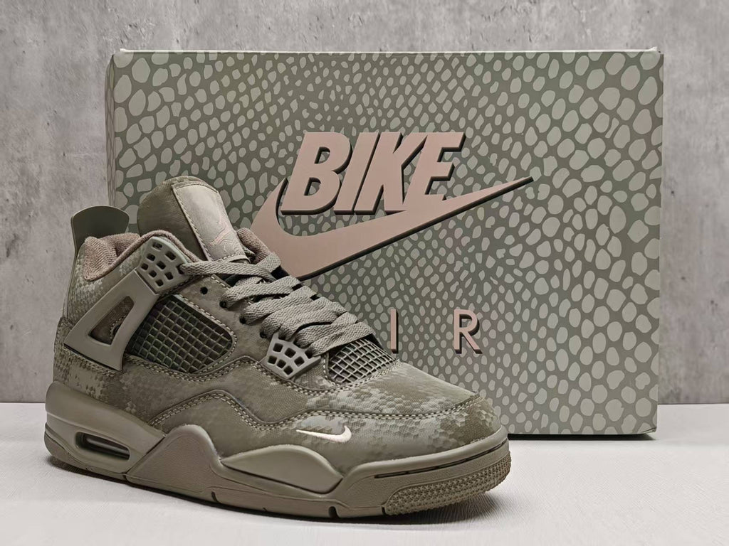 Air Jordan 4 Retro Military Mamba Custom Olive Black | Olive Afterimage