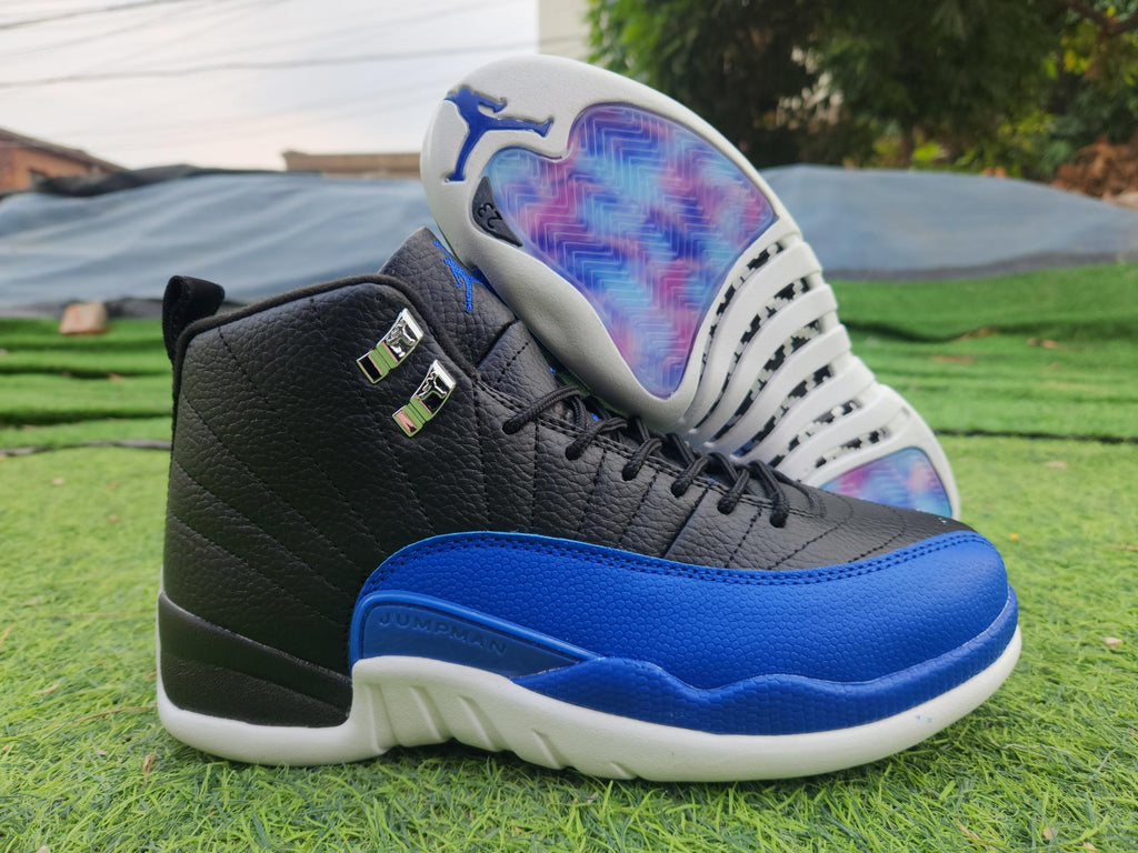Air Jordan 12 Black-Blue-White | Bluehour Blueprint
