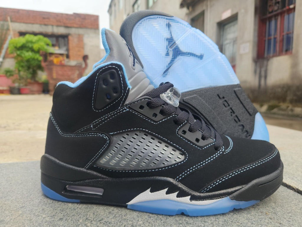 Air Jordan 5 Black/University Blue | Nocturnal Skyline