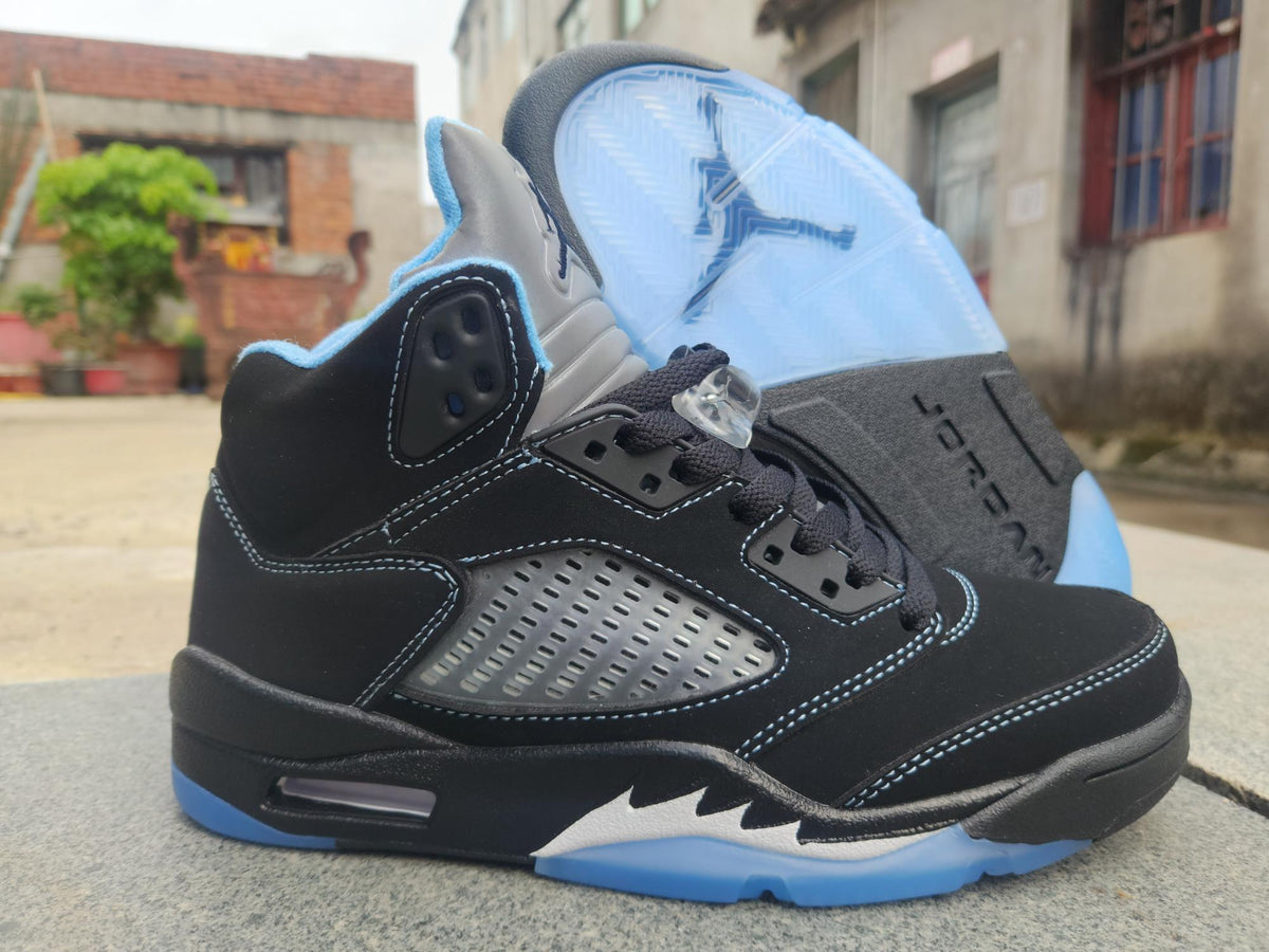 Air Jordan 5 Black/University Blue | Nocturnal Skyline
