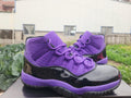 Air Jordan 11 Retro Black-Purple Men's | Amethyst Frame