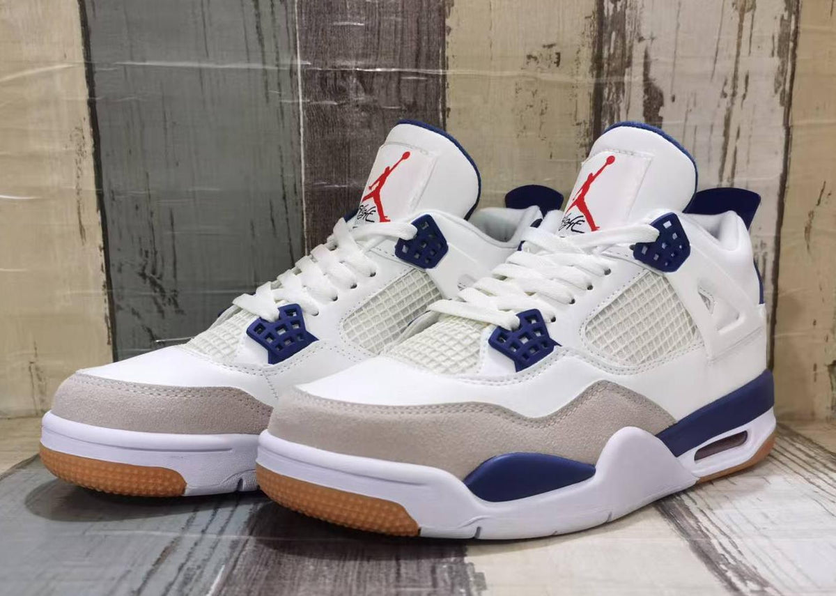 Air Jordan 4 Retro Off-White Blue | Glacier Blueprint