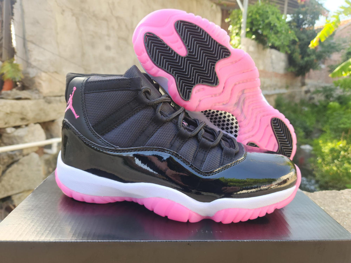 Air Jordan 11 Retro Black-Rose Red | Rose Afterglow