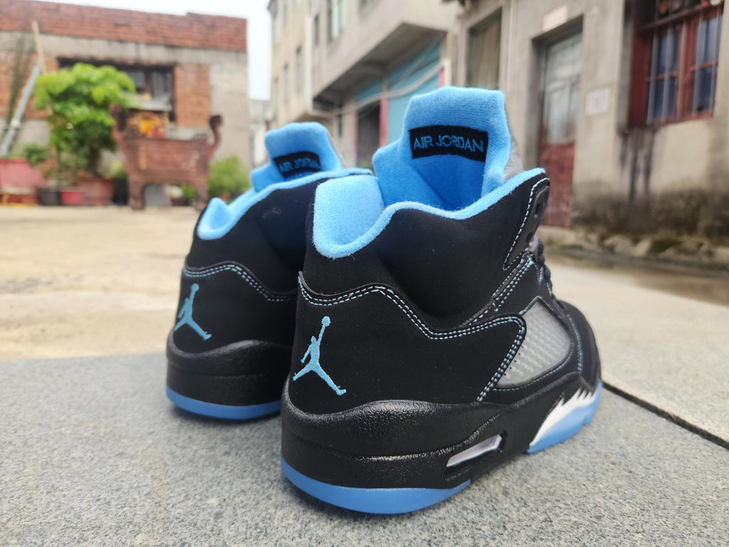 Air Jordan 5 Black/University Blue | Nocturnal Skyline