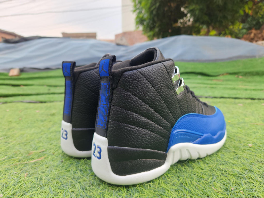 Air Jordan 12 Black-Blue-White | Bluehour Blueprint