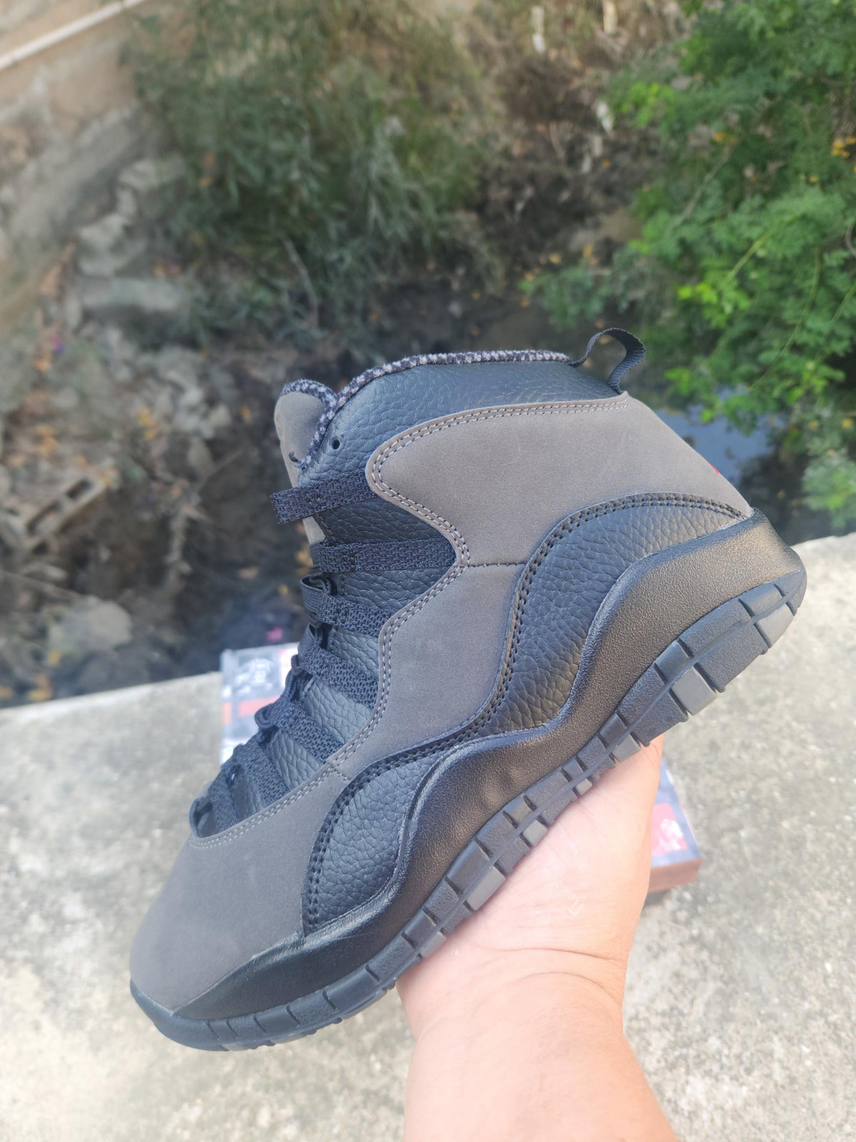 Air Jordan 10 Retro Shadow Grey Black | Graphite Interval