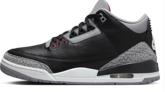 Air Jordan 3 OG 'Black Cement' (2024) DN3707-010 | Asphalt Anthology