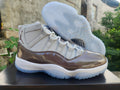Air Jordan 11 Brown-Grey Men's Sneakers | Earthen Interlude