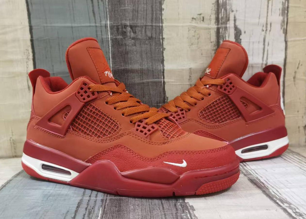 Air Jordan 4 Retro Brick-by-Brick Men's Sneakers | Masonry Rhythm