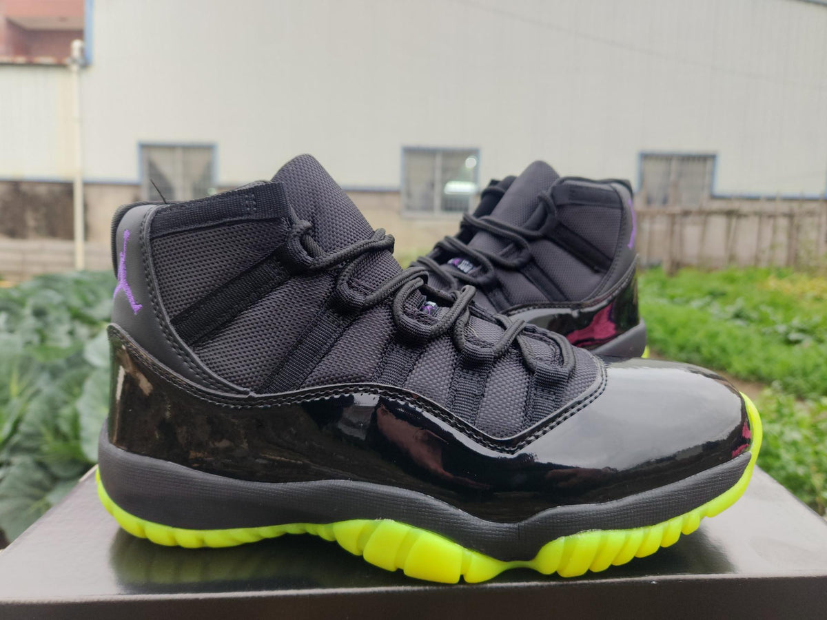Air Jordan 11 Retro Black-Green | Nocturne Grove
