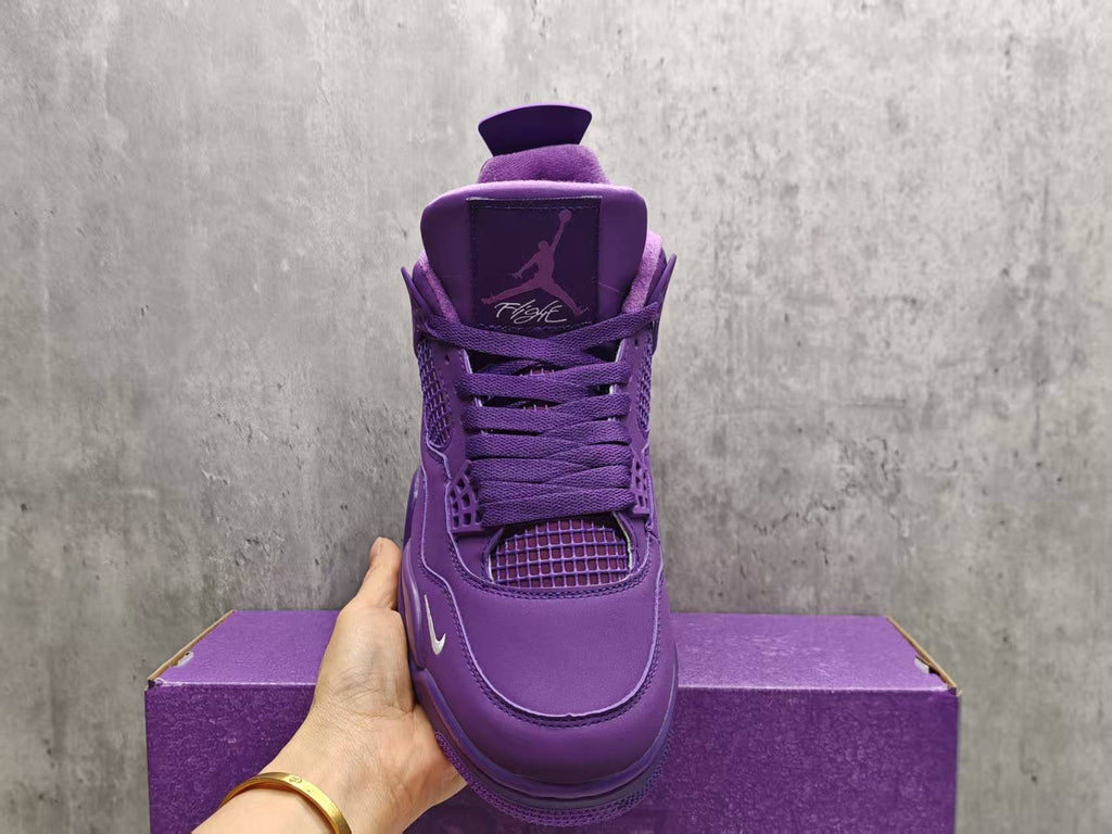 Air Jordan 4 Retro Canyon Purple Sneakers | Violet Terrain