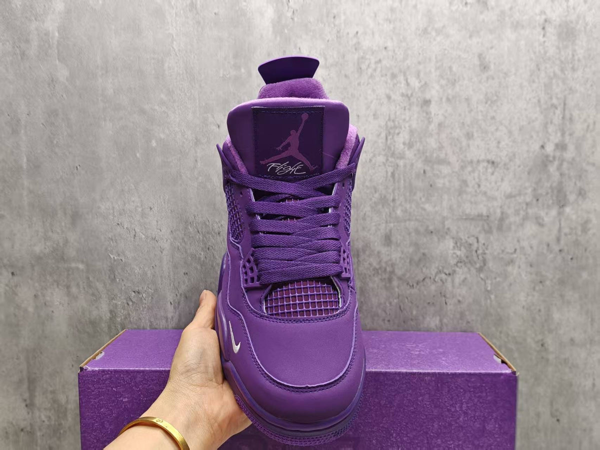 Air Jordan 4 Retro Canyon Purple Sneakers | Violet Terrain