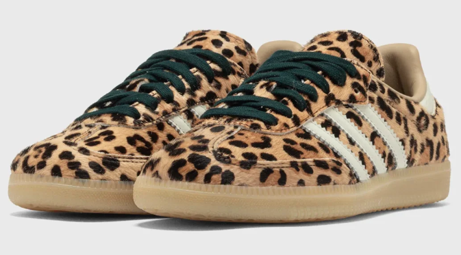 adidas Samba OG Women's Leopard Magic Beige | Feline Hour