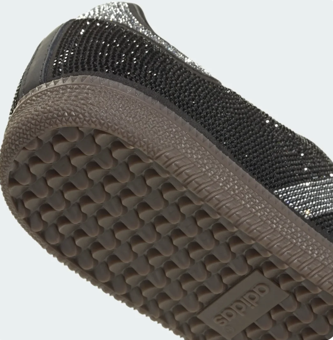 adidas Samba OG Rhinestone Women's 'Black Silver' | Midnight Facet