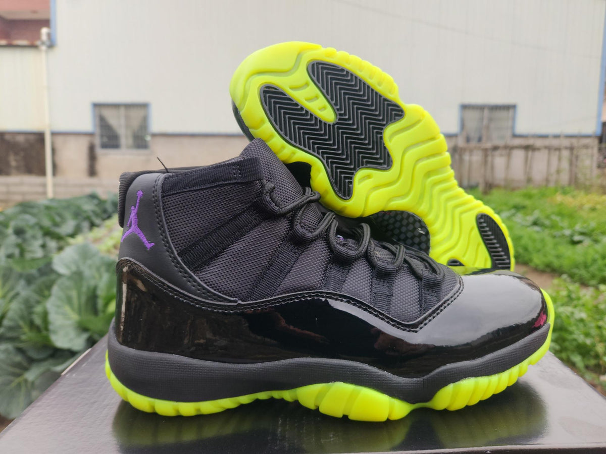 Air Jordan 11 Retro Black-Green | Nocturne Grove