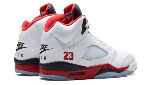 Air Jordan 5 Fire Red Black Tongue (2025) | Scarlet Counterpoint