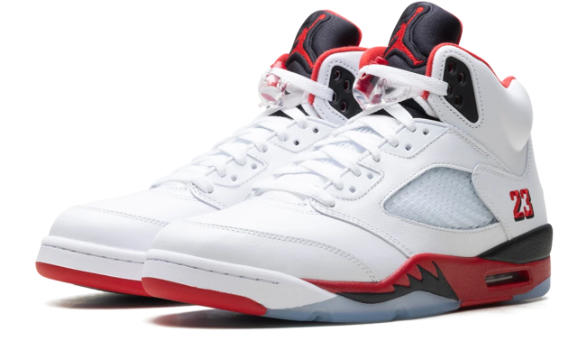 Air Jordan 5 Fire Red Black Tongue (2025) | Scarlet Counterpoint