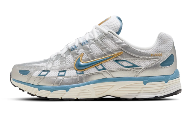 Nike P-6000 “Silver Current” | Metallic Silver / Aegean Storm