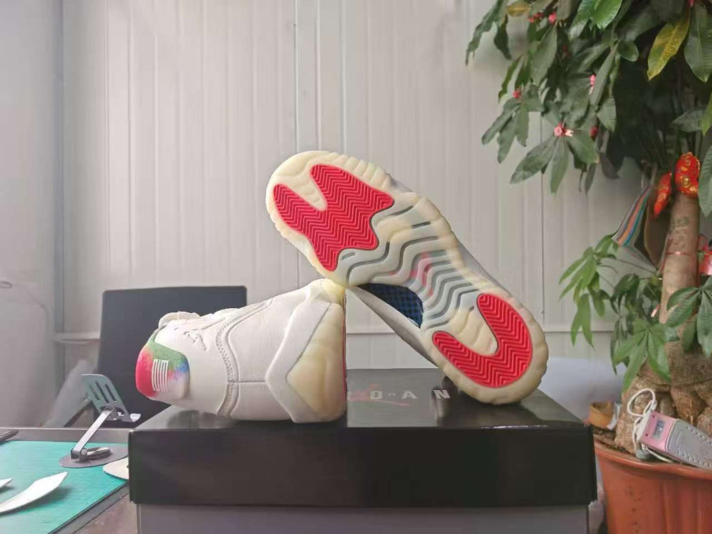 Air Jordan 11 Retro Sail Sport Royal IO8959-133 | Sunday Typeset