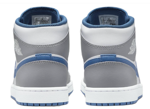 Air Jordan 1 Mid 'Cement Grey True Blue' DQ8426-014 | Blueprint Junction