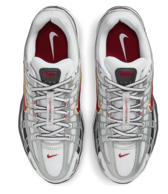 Nike P-6000 CNPT Women's Metallic Silver Red BV1021-101 | Scarlet Frequency