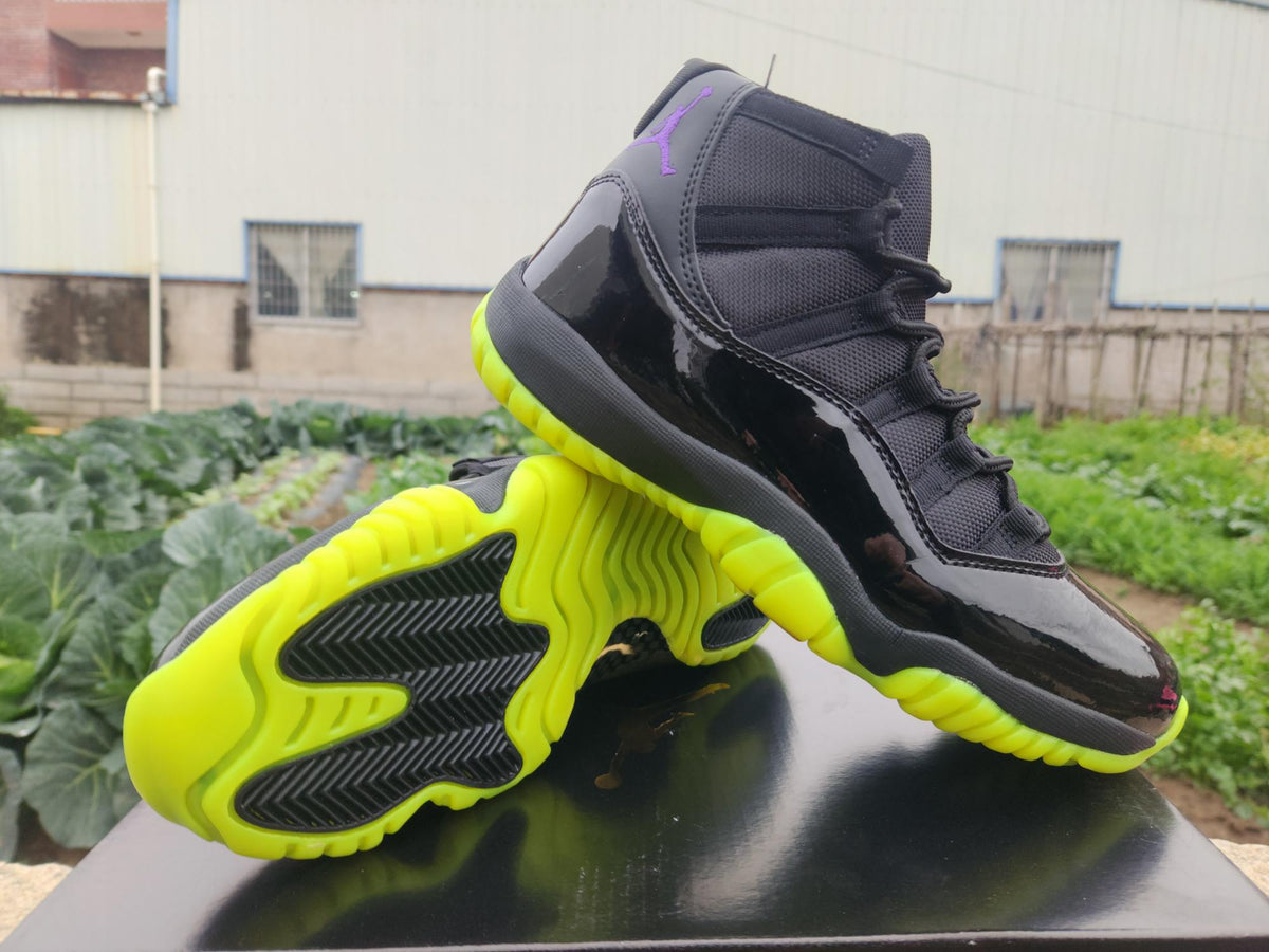 Air Jordan 11 Retro Black-Green | Verdant Nocturne