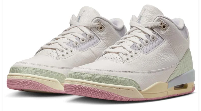 Air Jordan 3 Retro OG Spring Is In The Air Sail/Jade Aura | Vernal Notes