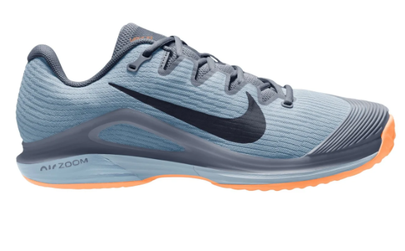 Nike Men's Vapor 12 Clay Court “Slate Rally” | Ashen Slate / Obsidian / Lt Armory Blue