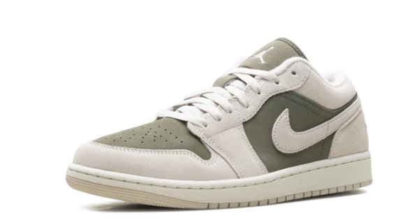 Air Jordan 1 Low SE Medium Olive Sail | Olive Interlude
