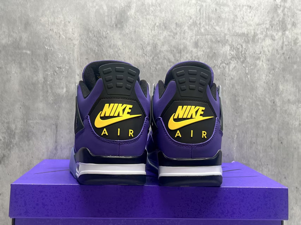 Air Jordan 4 Retro Lakers Purple-Gold | Golden Marquee