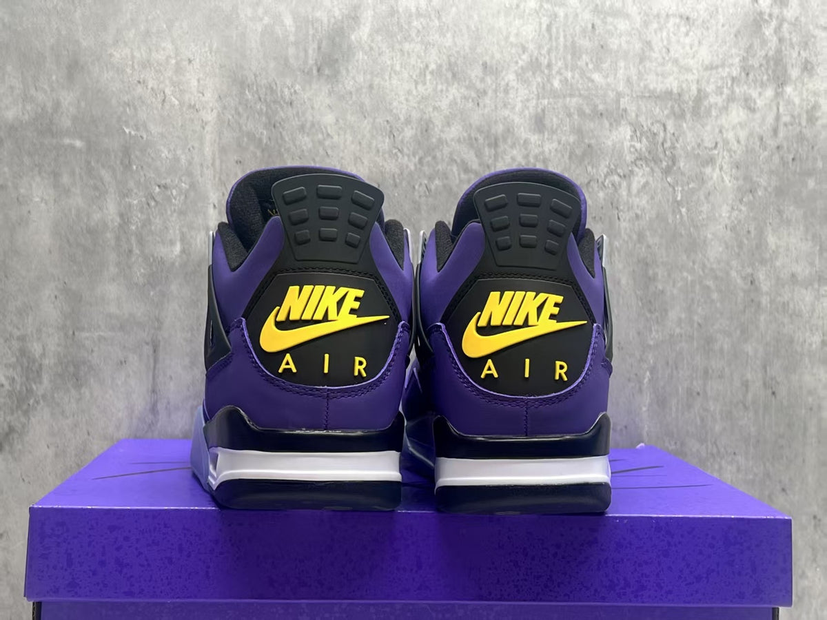 Air Jordan 4 Retro Lakers Purple-Gold | Golden Marquee