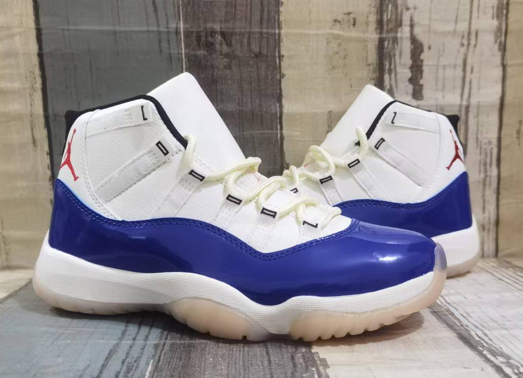 Air Jordan 11 Retro White-Blue-Red | Tricolor Assembly