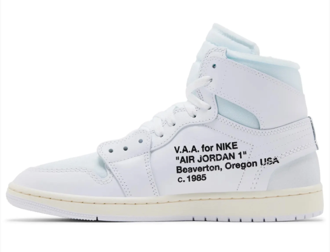 Air Jordan 1 Retro High Virgil Abloh Archive Alaska | Northern Margin AA3834-100