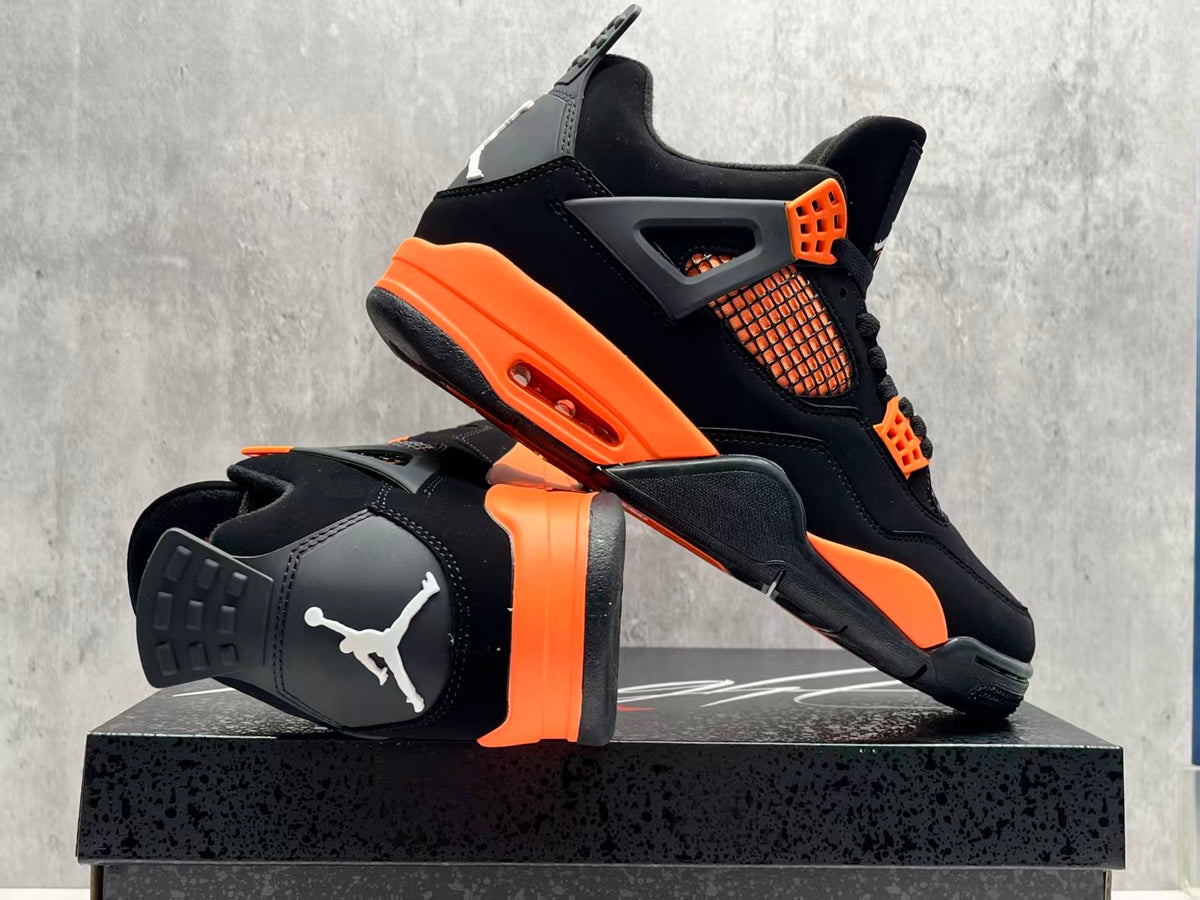 Air Jordan 4 Orange Thunder | Amber Surge