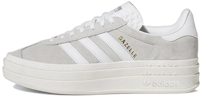 adidas Gazelle Bold Women's 'Grey White' | Concrete Poise HQ6893