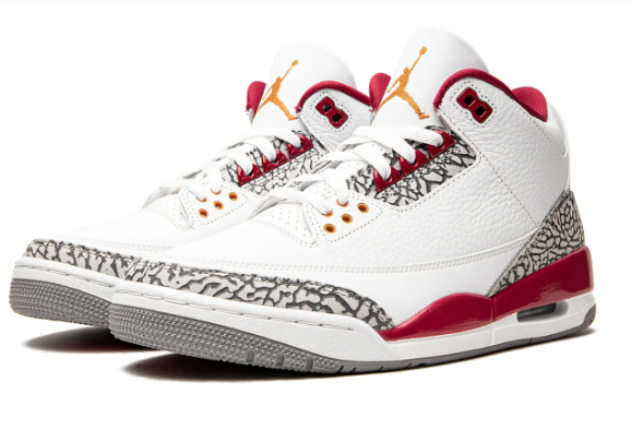 Air Jordan 3 'Cardinal' CT8532-126 | Scarlet Accord