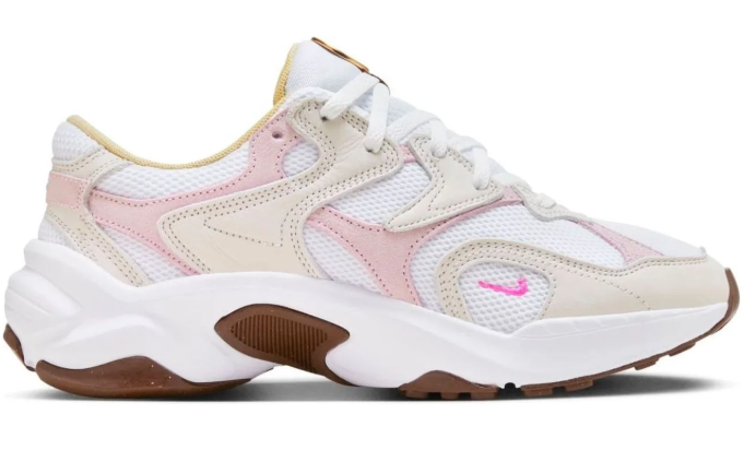 Nike AL8 Women's White Pink Brown HM3691-130 | Blush Cafe