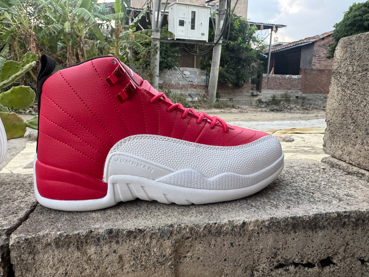 Air Jordan 12 Retro White Red | Scarlet Switchback