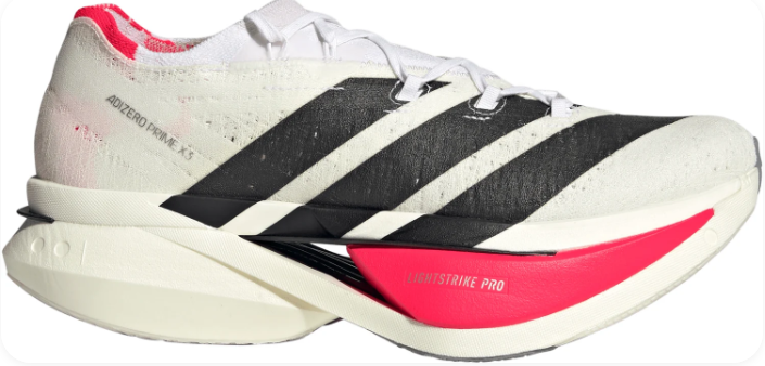 adidas Adizero Prime X3 Strung White Running Shoes | Route Continuum
