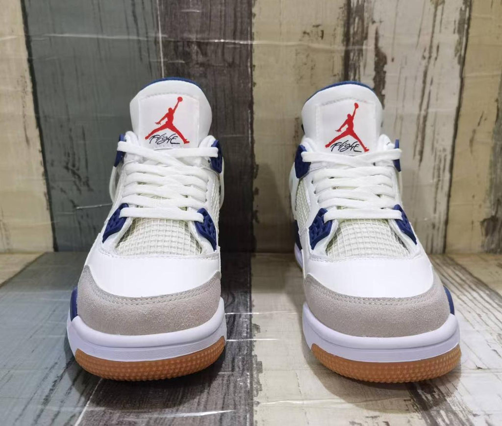 Air Jordan 4 Retro Off-White Blue | Glacier Blueprint