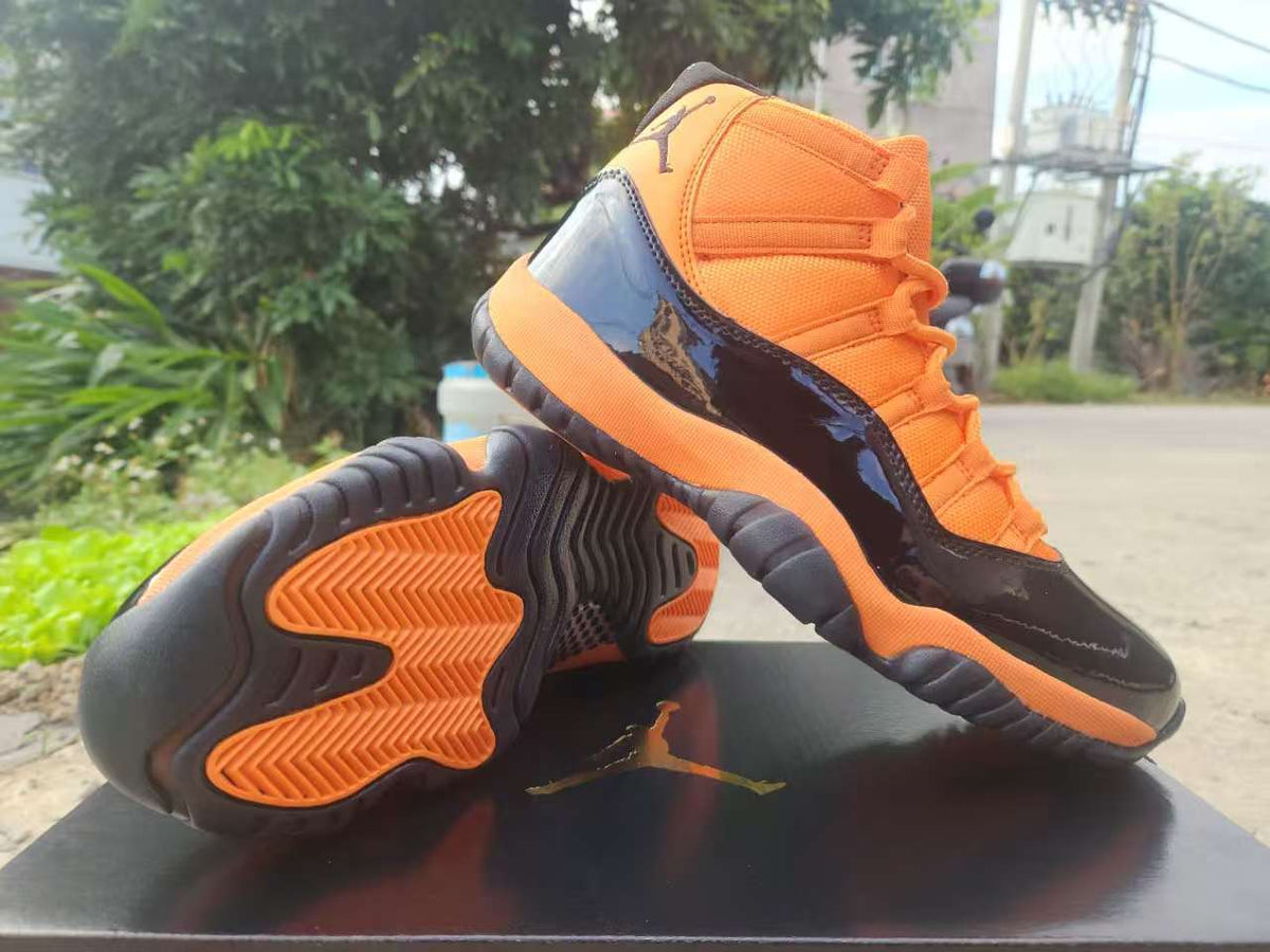 Air Jordan 11 Retro Orange-Red-Black | Sunset Current